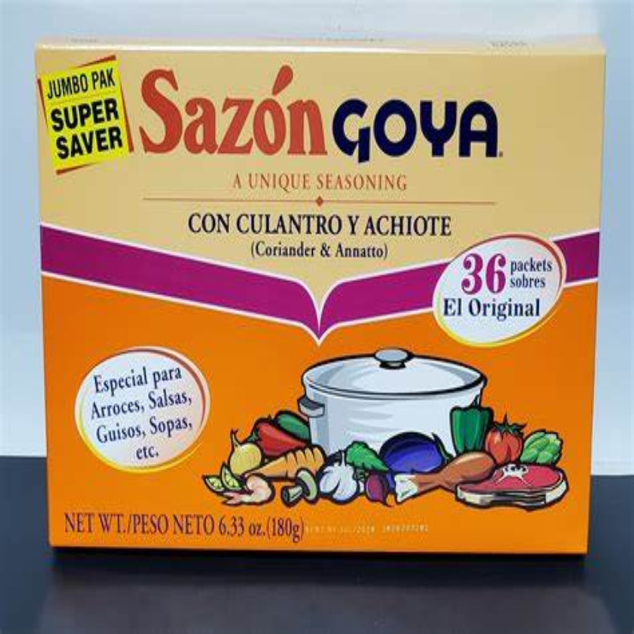 SAZON GOYA CON CULANTRO Y ACHIOTE JUMB 6.33 OZ