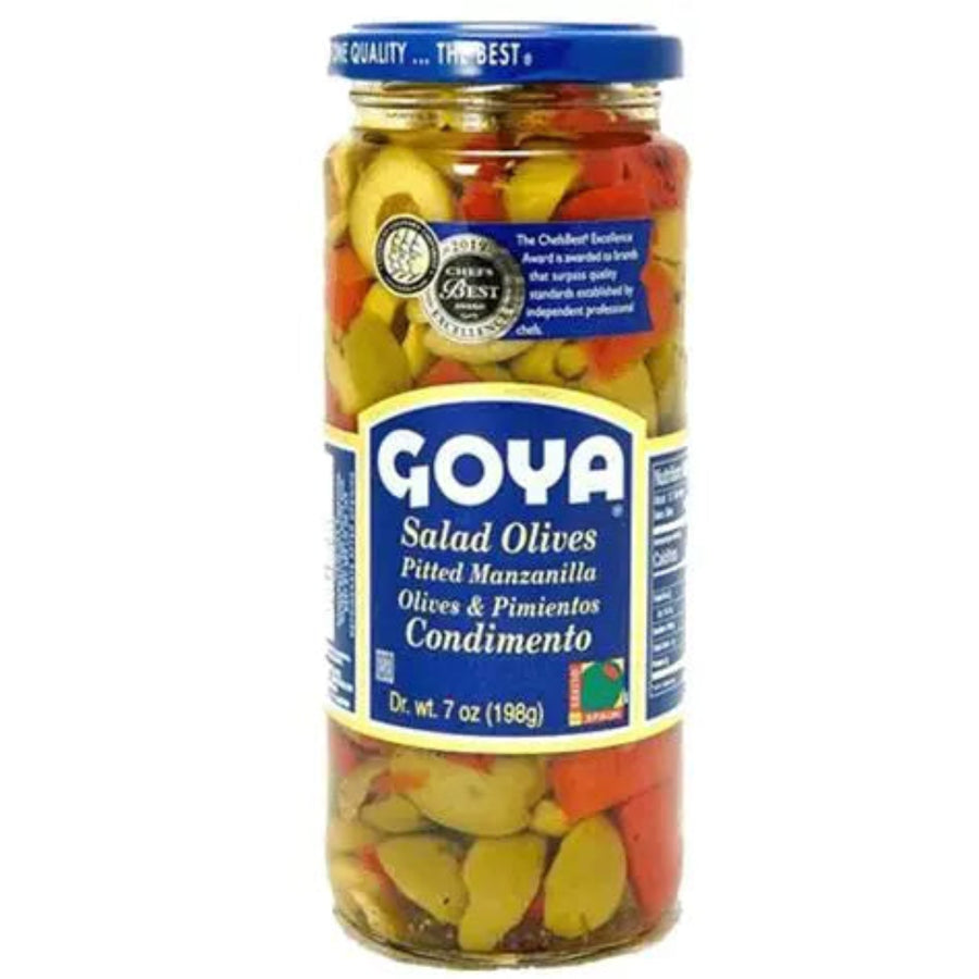 GOYA SALAD OLIVES 7 OZ