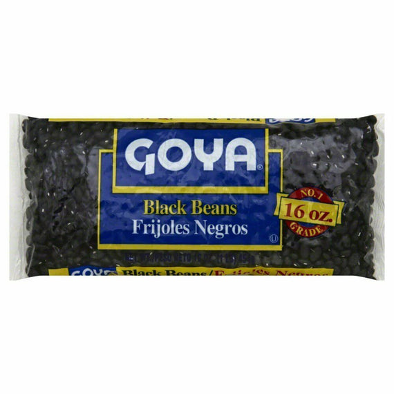 GOYA BLACK BEANS 16 OZ BAG 16 OZ