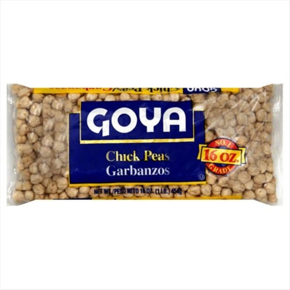 GOYA CHICK PEAS GARBANZOS 16 OZ BAG