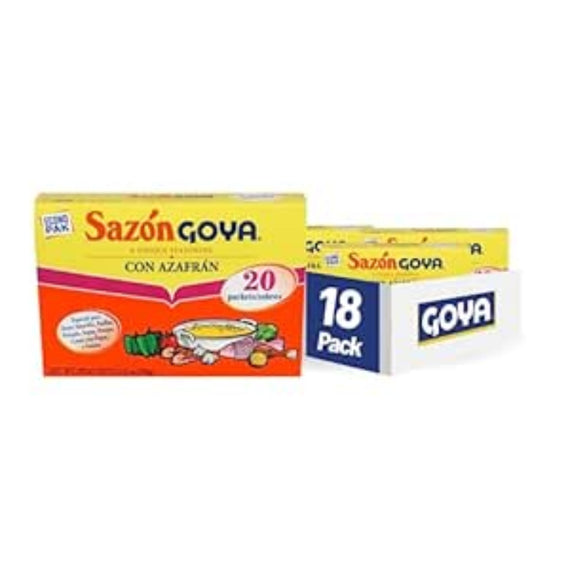 SAZON GOYA  CON AZAFRAN  PAK 20  3.52 OZ