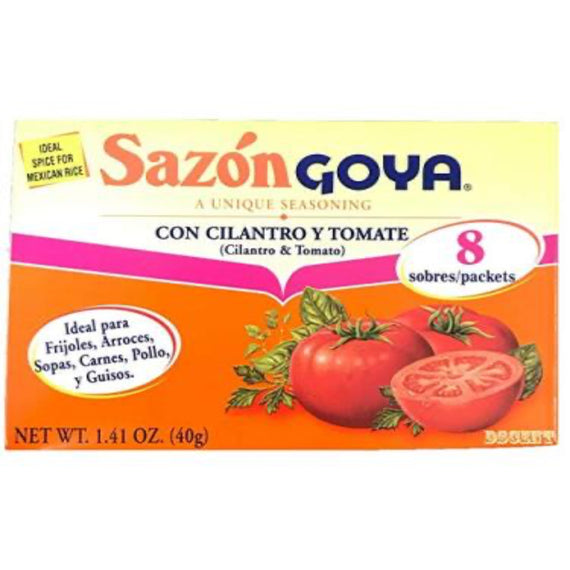 SAZON GOYA SEASONING CON CILANTRO Y TOMATE 1.41 OZ