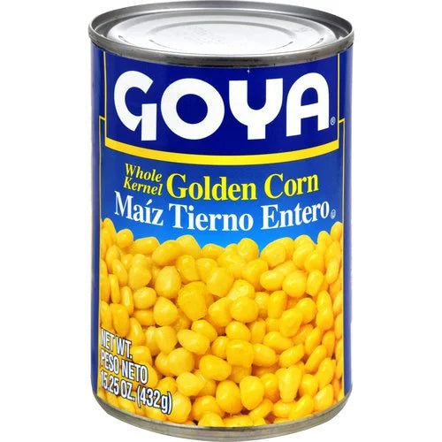 Goya Corn, Golden, Whole Kernel  MAÍZ TIERNO ENTERO 15.25 OZ