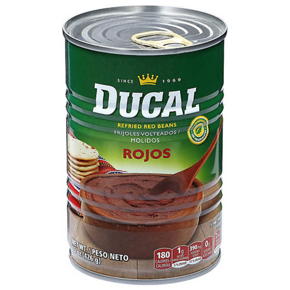 DUCAL RED REFRIED BEANS 15 OZ