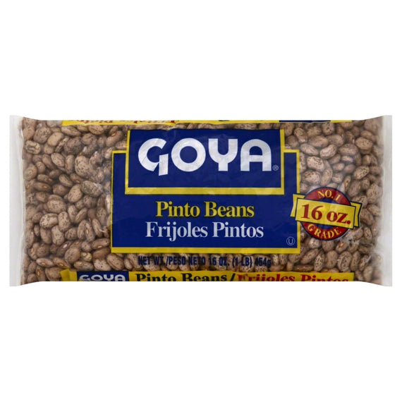 GOYA PINTO BEANS FRIJOLES PINTOS 16 OZ