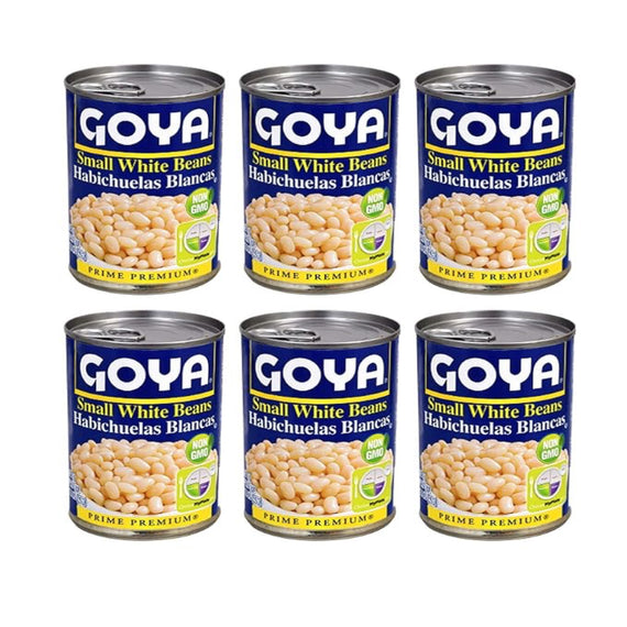 GOYA SMALL WHITE BEANS HABICHUELA BLANCA 15.5 OZ