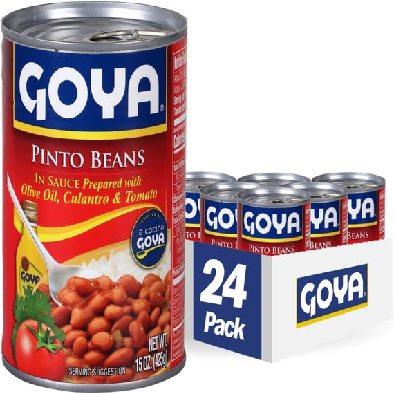 GOYA PINTO BEANS OLIVE OIL,CILANTRO,TOMATE 15 OZ