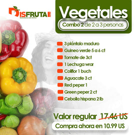 COMBO DE VEGETALES PARA 2-3 PERSONA