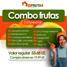 COMBO FRUTAS PARA 2.3 PERSONA