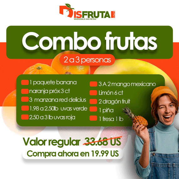 COMBO FRUTAS PARA 2.3 PERSONA