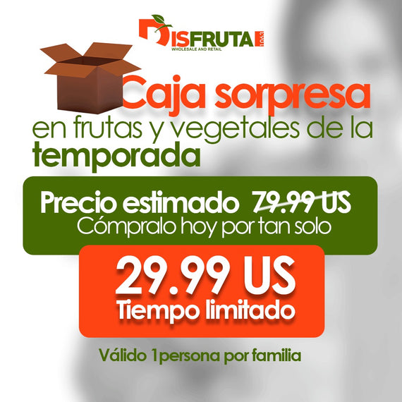 CAJA SORPRESA ESTIMADA EN 79.99 SOLO PAGA 29.99