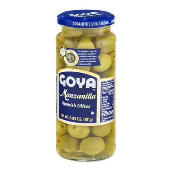 GOYA MANZANILLA SPANISH OLIVES  6.75 OZ